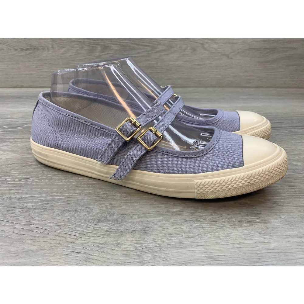 Converse All Star Women's Mary Jane Periwinkle Double Buckle Sneakers 8.5